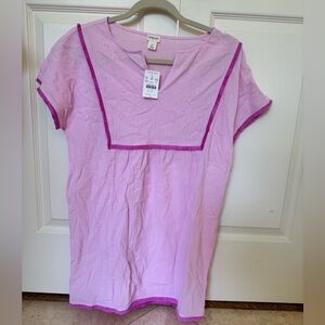 J. Crew Crewcuts Youth Pink Gauze Cover Up with Fringe detail size XL